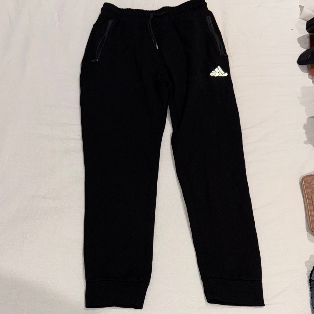 Adidas Black Sweatpants with Logo